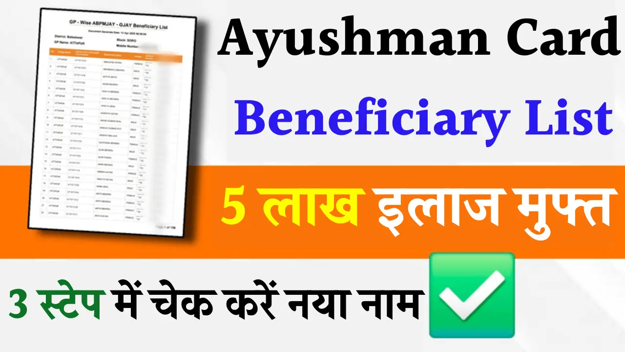 Ayushman Card Beneficiary List